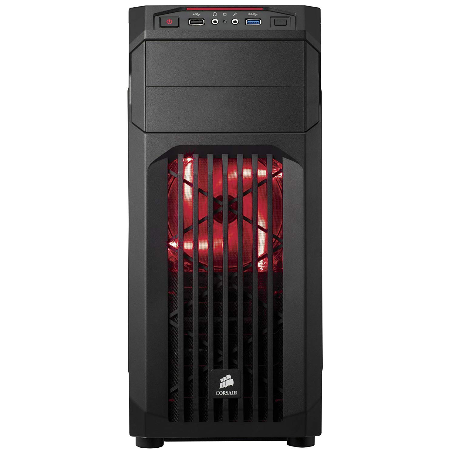 Corsair Carbide Tower Steel Gaming Case with Red LED Cabinet Nehru Place Dealers