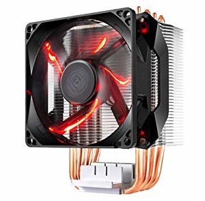Cooler Master Hyper Four direct contact heat pipes between CPU and cooler 92mm fans with quick snap fan bracket, power connector 4 pin All-in-one mounting solution for intel and amd sockets, heatsink dimensions 136 x 90 x 55 mm (5.3 x 3.5 x 2.1") Compatibility intel lga 1156 / 1155 / 1151 / 1150 / 775 socketamd am4 / am3+ / am3 / am2+ / fm2+ / fm2 / fm1 socket Rpm 600 - 2000 rpm +/- 10 percent, air flow 34.13 cfm +/- 10 percent, noise level 29.4 dba (max)