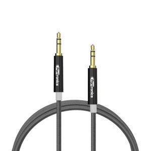 Portronics POR-604 Konnect Aux Audio Cable - 6.5 Feet Price Delhi Nehru Place India. Nylon braided material with 24k gold plated top Konnect aux cable is unique in terms of design and multi use and is positioned to provide the best comfort and performance while using It is 2 meter long and comes with unibody nylon housing design won't tangle under any condition Konnect aux is compatible with car stereo Compatible with all aux input devices 6 months warranty