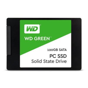 wd green 120gb internal solid state drive Prcie Delhi Nehru Place India. SLC (single-level cell) caching boosts write performance to quickly perform everyday tasks Shock-resistant and WD F.I.T. lab certified for compatibility and reliability Ultra low power-draw so you can use your laptop PC for longer periods of time Available in 2.5-inch/7mm cased and M.2 2280 models to accommodate most PCs The free, downloadable WD SSD Dashboard lets you easily monitor the status of your drive Includes a 3-year limited warranty so upgrading your storage is worry-free