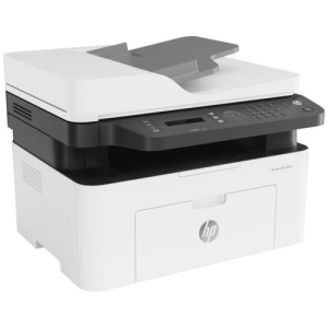 Wireless Black & White Multi-Function Laserjet Printer (Mobile Printing Capability, 4ZB91A, White)