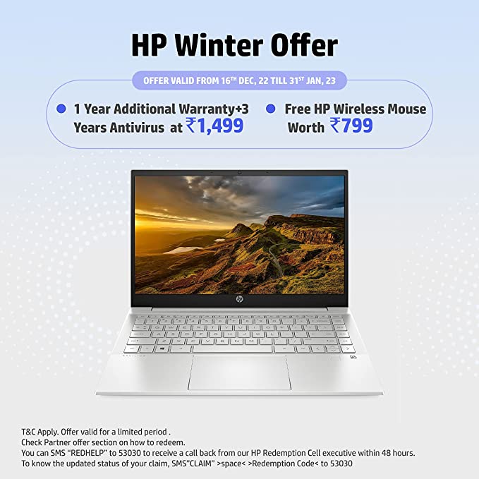 HP Pavilion Plus, 12th Gen core i7
