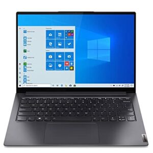 Lenovo Yoga Slim 7 Pro Intel Evo Core i5-11320H 14"(35.6cm) 2.8K 400nits Thin & Light Laptop(16GB/512GB SSD/Win11/Office 2021/90Hz/Backlit/3Yr Brand Warranty/Slate Grey/Metal Surface/1.3Kg),82NC00EWIN