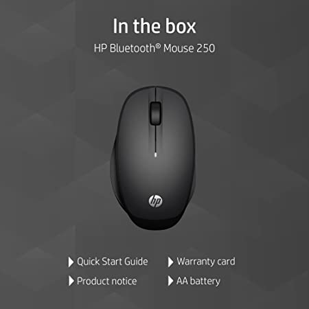 HP Bluetooth Mouse 250/4.2 Bluetooth connectivity