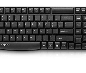 Rapoo E1050 2.4G Anti-Splash Wireless Keyboard