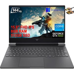 HP Victus 15 Gaming Laptop 15.6" FHD IPS 144Hz Display 12th Gen Intel Octa-Core i5-12450H