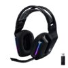 Logitech G733 Lightspeed Wireless Gaming Headset with Suspension Over Ear Headband