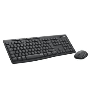 Logitech MK295 Silent Wireless Mouse & Keyboard Combo with SilentTouch Technology,
