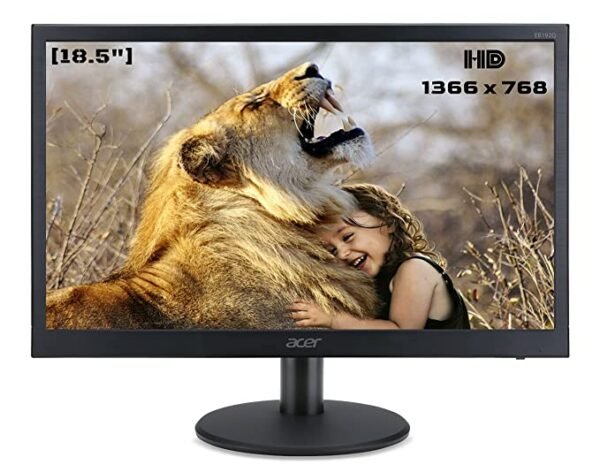 Acer EB192Q 18.5 inch (46.99 Cm) 1366 x 768 Pixels HD LCD Monitor