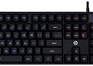 HP K300 Backlit Membrane Wired Gaming Keyboard
