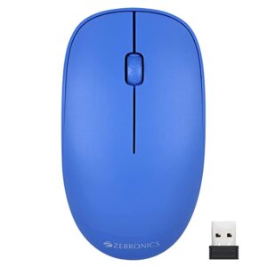 ZEBRONICS Haze Wireless Mouse for Computers, Laptops with 1200 DPI