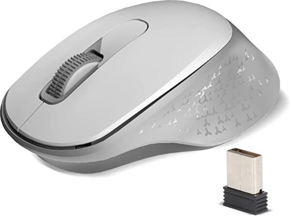 Zebronics Zeb-Kai Wireless Mouse - Bluetooth & 2.4GHz with USB Nano Receiver