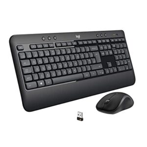 Logitech MK540 Wireless Keyboard and Mouse Set for Windows, 2.4 GHz Wireless
