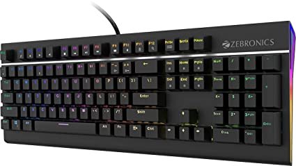 ZEBRONICS Zeb-MAX PRO V2 Premium Mechanical Gaming Keyboard