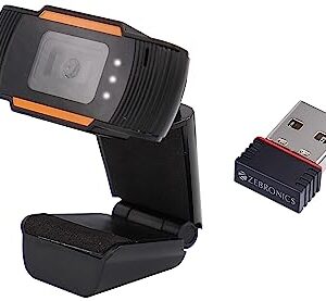 ZEBRONICS Zeb-Crisp Pro Digital Zoom Web Camera (HD) with 5P Lens