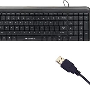 Zebronics USB Keyboard with Rupee Key,