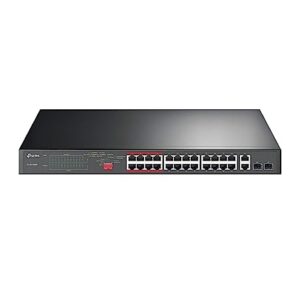 TP-Link 24 Port 10/100Mbps Fast Ethernet PoE Switch 24 PoE+ Ports @250W,