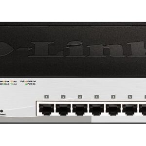 D-LINK DGS-1210-10P 8-Port 10/100/1000M PoE with 2