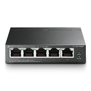 TP-Link 5 Port Gigabit Desktop Switch | 4 Port PoE 65W