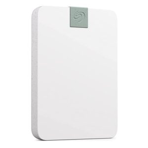 Seagate Ultra Touch HDD 2TB External Hard Drive, Cloud White