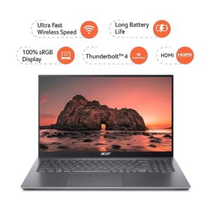 Acer Swift X Intel Core i7-11390H Processor 16.1" (40.89cms)