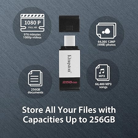 Kingston DataTraveler 80 64GB USB Type-C Flash Drive