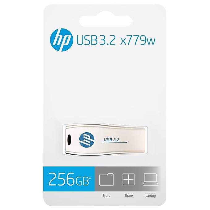 HP USB 3.2 Light Golden Flash Drive 256GB x779W
