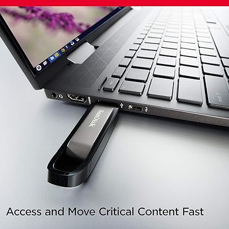 SanDisk USB Extreme USB 3.2 64GB, Upto 395MBs R & 240MB/s W,