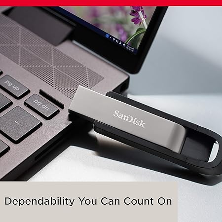 SanDisk USB Extreme USB 3.2 64GB, Upto 395MBs R & 240MB/s W,