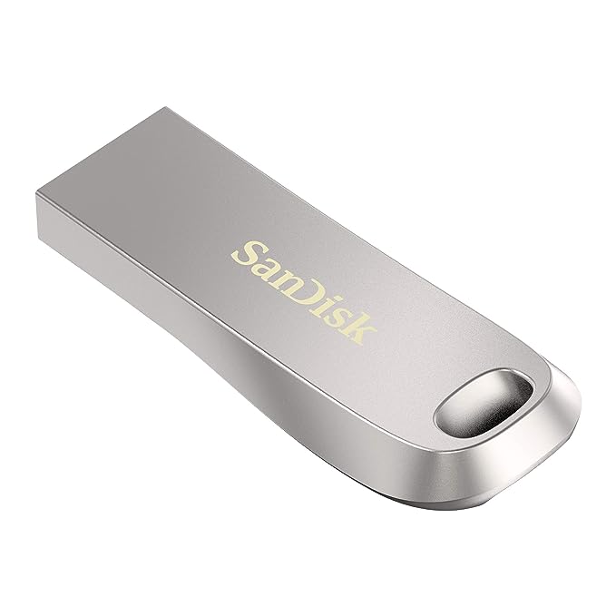 SanDisk Ultra Luxe USB 3.2 Flash Drive 128GB, Upto 400MB/s,