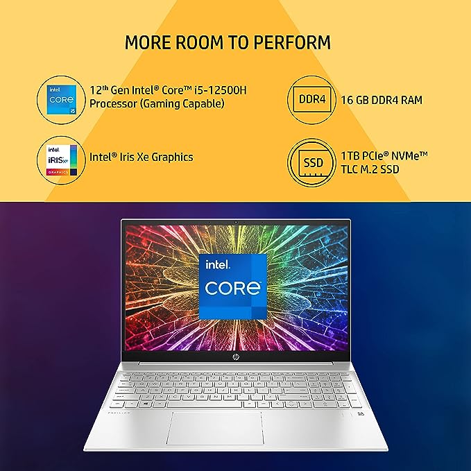 HP Pavilion Plus 14, 12th Gen Intel Core i7-12700H