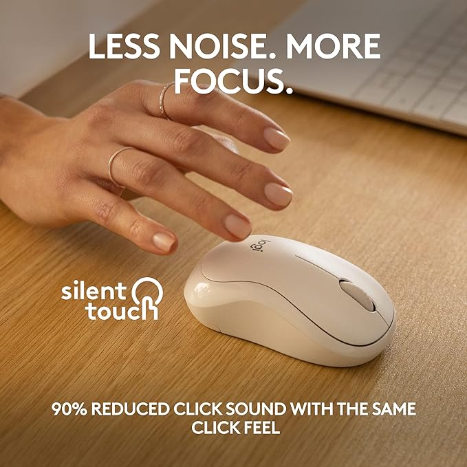 Logitech M240 Silent Bluetooth Mouse, Wireless, Compact