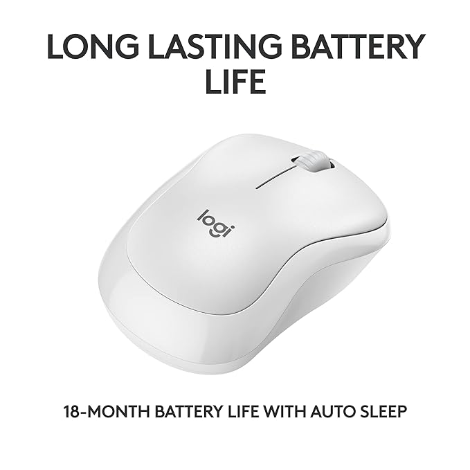 Logitech M240 Silent Bluetooth Mouse, Wireless, Compact