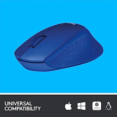 Logitech M331 Silent Plus Wireless Mouse, 2.4GHz with USB Nano Receiver
