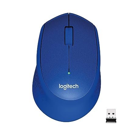 Logitech M331 Silent Plus Wireless Mouse, 2.4GHz with USB Nano Receiver