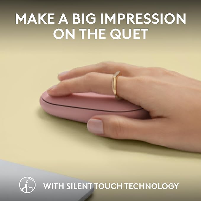 Logitech Pebble Mouse 2 M350s Slim Bluetooth Wireless Mouse