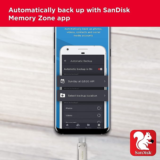 SanDisk Ultra Dual Drive Luxe USB 3.0, USB 2.0 Type-C 256GB