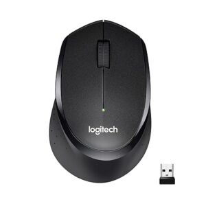 Logitech M331 Silent Plus Wireless Mouse, 2.4GHz with USB Nano Receiver