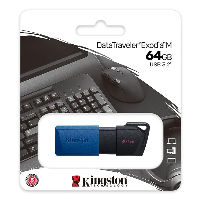 Kingston DataTraveler Exodia M 64GB USB-A Flash Drive