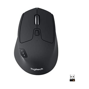 Logitech M720 Triathlon Multi-Device Wireless Mouse, Bluetooth