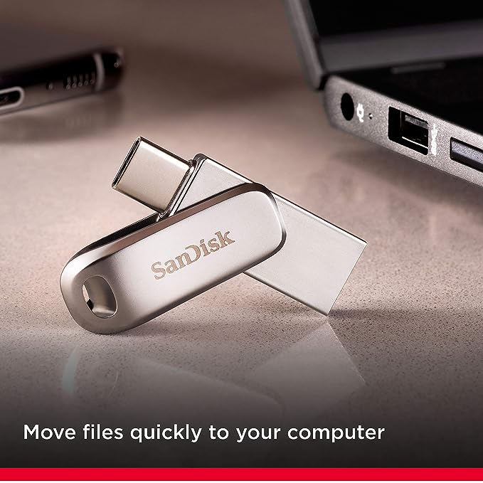 SanDisk Ultra Dual Drive Luxe USB 3.0, USB 2.0 Type-C 256GB