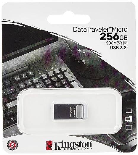 Kingston DataTraveler Micro 256GB USB Flash Drive