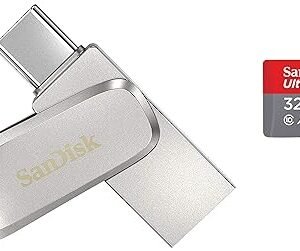 SanDisk 64GB Ultra Dual Drive Luxe Type USB C Flash Drive