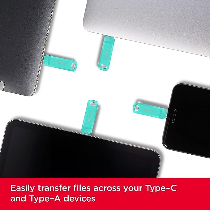 SanDisk Ultra Dual Drive Go 256GB USB 3.0 Type C Pen Drive