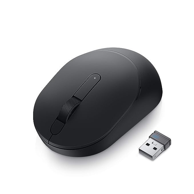Dell MS3320W-Black Dual Connectivity 3-Button Bluetooth
