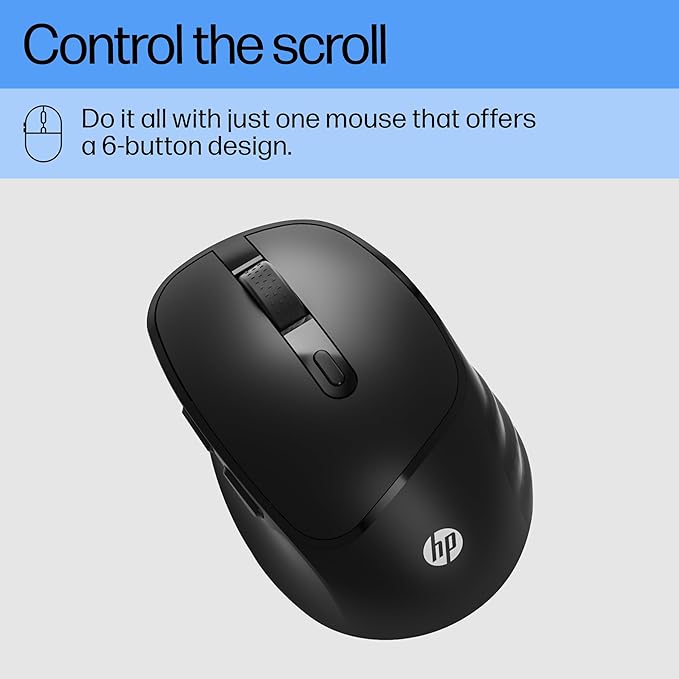 HP M120 Wireless Mouse, USB-A Nano dongle,