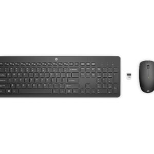 HP 230 Black Chicklet Wireless USB Keyboard and Mouse