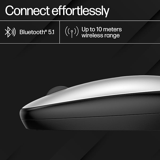 HP 240 Bluetooth Mouse/Ambidextrous; Compact Size;