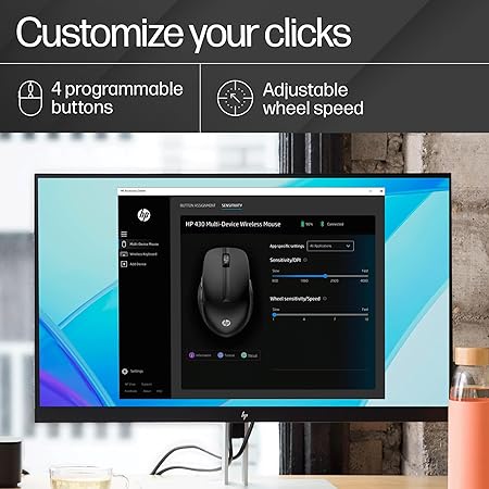HP 430 Multi-Device Bluetooth Wireless Mous