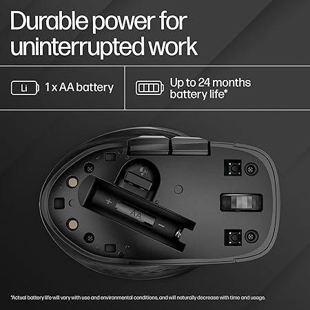 HP 430 Multi-Device Bluetooth Wireless Mous